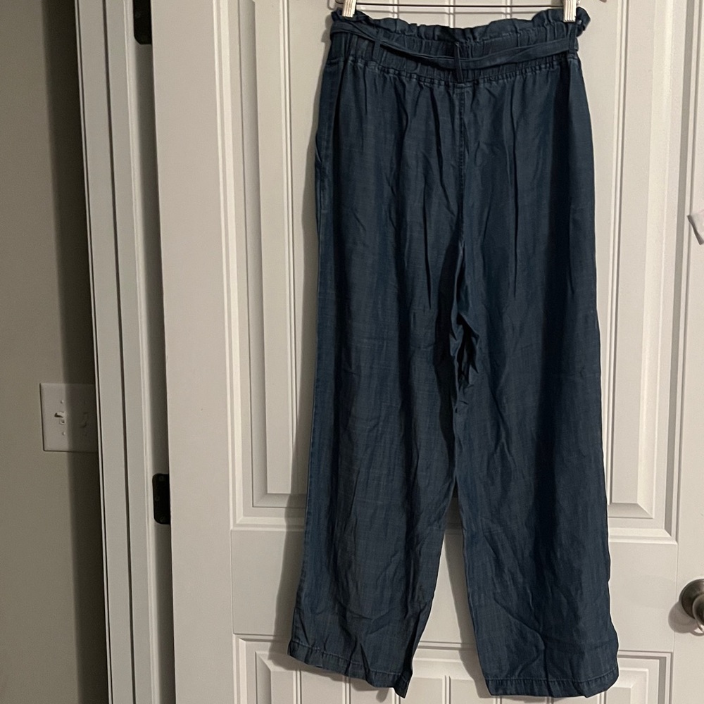 LOFT pull On Lyocell Pants Small - image 5